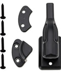 Rock Solid Push To Open Cabinet Latch Lock Nylon Door Catch For Camper Trailer Boat Cupboard And Drawer Black with screws