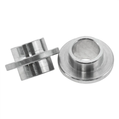 Close-up of 8 Millimeter Aluminum Roller Skate Bearing Spacer Set For Skateboard Scooter Quad Axles Dope Smooth Rotation Durable Alloy Spacer