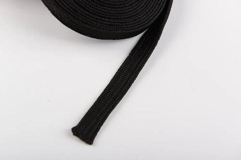 Black Synthetic Silk Ito Sageo Cord For Katana Tsuka Handle Wrapping 400 Cm Long Flexible Ito Or Sageo Cord Durable Rope For Custom Sword