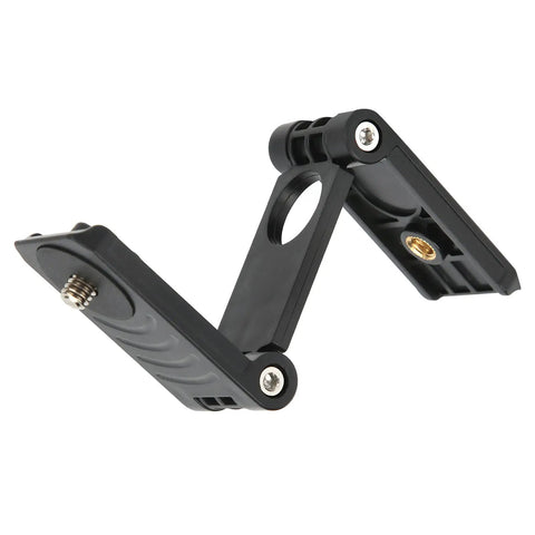 Goes Anywhere Vibes Lightweight Z Shaped Camera Tripod With Smooth Tilt Ball Head And Mounting Plate Support Bracket Compact Black Foldable Rig For Weekend Warriors And Snap Happy Shooters