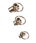 Three Piece Zipper Repair Kit With Multiple Sized Sliders In Nickel Or Graphite Finish For Quick Fixes To Broken Zippers