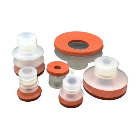 Giant Head Manipulator Vacuum Suction Cup With Three Layer Sponge Nozzle For Industrial Pneumatic Double Layer Seamless Grip Tools MP-20 Model set of diverse sizes for heavy duty handling.