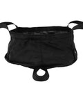 Collapsible Water Bucket For Camping And Travel Foldable Wash Basin with handles, black nylon, 8.5L capacity