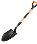 Heavy Duty Digging Shovel With Trenching Blade And D Handle Fiberglass Grip For Yard Work And Tough Pro Grade Jobs In Garden Landscaping