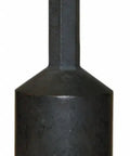 Heavy Duty Black Hex Nut Driver For Vertical Rod Anchors Built Tough Steel Nutsetter With Zinc Coating shown straight view