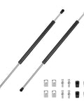 No Sweat 24 Inch Gas Struts 150 Lb Force Lift Supports set of 2 with mounting accessories, designed for RVs and boats.