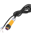 IR Break Beam Sensor 6-36V DC PNP Photoelectric, 5-30 Cm Detection Range, 3-Wire Output, 300mA, shown with cables attached