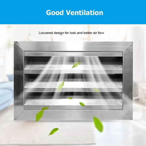 Built Tough 304 Stainless Steel Louvered Access Panel 38 X 30 Inch Heavy Duty Ventilation Grille with airflow design.