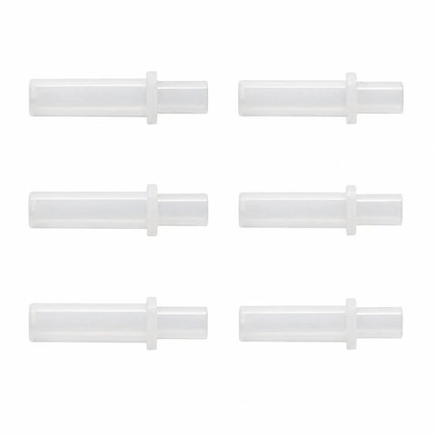 Beefed Up Bi Fold Door Top Pivot And Guide Replacement Hardware Kit Three Eighths Inch OD Nylon pins visible, 10-pack set.