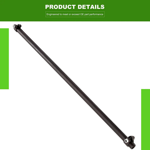 Front Suspension Kit For 1991 To 2001 Jeep Cherokee And 1991 To 1992 Comanche With Front Upper Ball Joints, Front Lower Ball Joints, Inner And Outer Tie Rod Ends, Adjusting Sleeve, 10 Piece Replacement Set, black steel steering link
