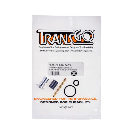 Cooling System Upgrade Kit for 6L80 6L90 and 8L90 Transmissions in Chevy GMC and Cadillac Trucks packaging with components visible