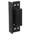 Concealed Adjustable 5 Inch Wood Door Hinge Black Square Hidden Cabinet Hinge For Secret Doors Heavy Duty Flush Mount Hardware