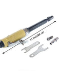 Rock Solid Aluminum Die Grinder With Extended Shaft Built To Crush Tight Corners And Deep Gaps Heavy Duty Pneumatic Polisher with accessories