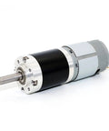 Heavy Duty PG28 Planetary Geared DC Motor With 24V Gearbox Reducer, compact design for industrial and DIY rig applications.