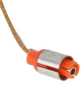 Heavy Duty Gas Stove Thermocouple With Copper Sensor Head And Fast Screw Base For Rock Solid Temperature Control On Built In Burners And Heaters Ready To Work Like A Champ close-up of copper thermocouple head.