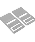 Rv Refrigerator Handle Repair Kit 2 Pack Durable Door Prop Clips for seamless fixes showing two gray clips.