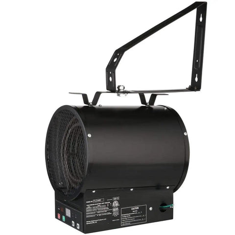 Heavy Duty 240V 4800 Watt Garage Heater With Remote Control Black Finish for fast warm up and even heat distribution
