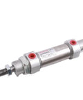 Series 8020 M Air Cylinder For Industrial Automation With 10 20 25 30 40 50 60 75 100 125 150 200 Stroke, stainless steel pneumatic actuator with threaded ends