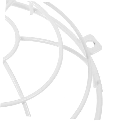 Premium Stainless Steel Fire Sprinkler Head Deflector showing a close-up of the white plastic guard design, ideal for home or hotel use.