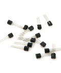 Assorted transistors from 24-Value General Purpose Transistors Kit Pro-Grade Power Transistors Pack Of 840 NPN PNP for DIY projects.