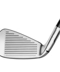 Close-up of club face from SIM 2 Max Iron Set Mens Right Hand Steel Regular 5-PW AW Cap Back Design Delivers Distance, Forgiveness, And Feel