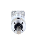 Built Tough Nema 8 Planetary Gearbox Speed Reducer With Four Millimeter Input Shaft And Twenty To One Ratio For Stepper Motors That Run Slick Every Single Time, front view.