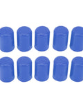 10Pcs Silicone Vacuum Hose Cap Kit 16mm Universal End Plugs For Car Intake Lines And Oil Vent Tubes Beefy Heat Resistant Hose Covers Blue
