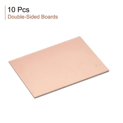 Single piece of Dope Copper Clad PCB Boards For Prototyping FR4 Double Sided 70Mm By 50Mm By 1.5Mm Glass Fiber Pack Of 10.