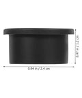 12 Pack White Round Desk Grommet Kit For 20mm Cable Holes, Rubber Plastic Wire Hole Covers, Sleek Office Desk Cable Management Solution With Easy Install black desk grommet, 2.4 cm wide, 1.2 cm high