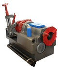 Electric Pipe Threader Machine 1/2 To 3 Inch NPT Threading Cutter with clamping device and oiling system, side view