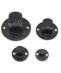 Complete 4-Piece Impact Socket Adapter Set With Magnetic Drive Ratchet Converter Kit For Tight Spaces, Covers 1/4 To 3/8 And Up To 1 Inch Cr-Mo Steel Automotive Repair Tools You Need Now, black impact socket adapters
