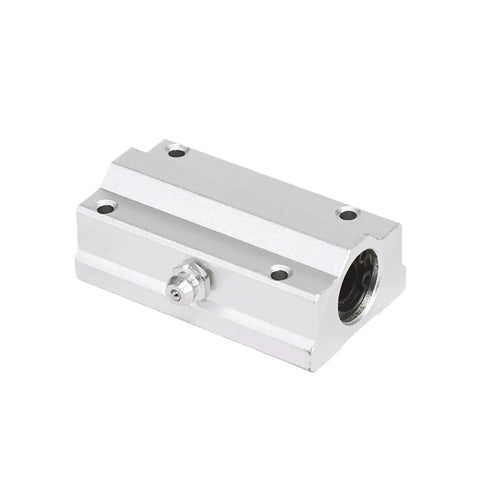 Sweet Precision Linear Ball Bearing Blocks Deliver Hella Smooth Shaft Gliding Action Ideal For Maker Projects SCS10LUU aluminum housing.