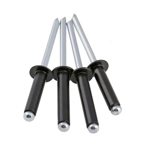 Aluminum Pop Rivets Featuring Snappy Dome Head Design 50 Pack 4Mm By 10Mm Open End Goobers Corrosion Resistant Hardware Shop Pick For Rock Solid Metal Assembly Work