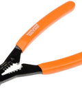 4 In 1 Wire Crimper And Stripper For Quick Clean Pro Grade Electrical Connections with orange handles