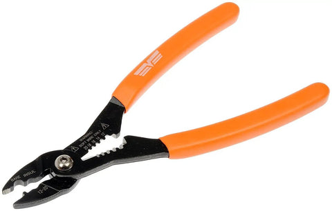 4 In 1 Wire Crimper And Stripper For Quick Clean Pro Grade Electrical Connections with orange handles
