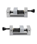 High Precision Right Angle Cnc Tongs Heavy Duty Steel Flatnose Vise Pliers, two images showing durable steel construction and jaw mechanism.