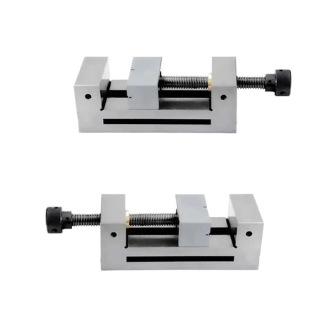 High Precision Right Angle Cnc Tongs Heavy Duty Steel Flatnose Vise Pliers, two images showing durable steel construction and jaw mechanism.