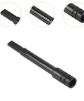 Driver Extension Rod Adapter And Extend Tool For Quick Easy Pull Heavy Duty Multi Tool Accessory With Durable Steel Build Black Finish