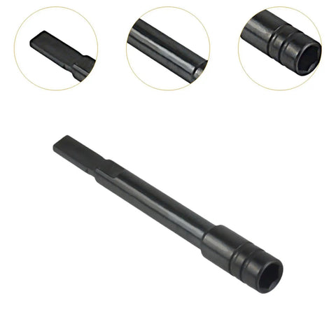 Driver Extension Rod Adapter And Extend Tool For Quick Easy Pull Heavy Duty Multi Tool Accessory With Durable Steel Build Black Finish