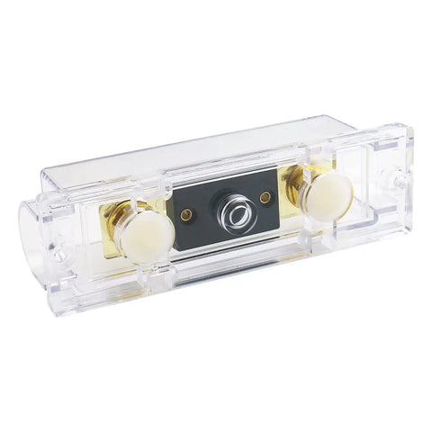 100 Amp ANL Fuse Holder Kit With Fuse And Gold Plated Terminals for Car Audio and Amplifiers 12V and 24V DC Systems