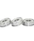 F6007ZZ Deep Groove Ball Bearing 35x62x14mm With Double Metal Cover Shield Flange Type 5Pcs Or 10Pcs Pack, front view