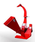 Red PTO Wood Chipper 3 Point Shredder Mulcher Tractor Attachment For Farm Equipment With Reversible Hardened Tool Steel Blades