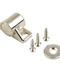 Magnetic Door Catch Zinc Alloy Cabinet Latch With Heavy Duty Strong Hold For Closet Cupboard Wardrobe Drawer Furniture Hardware Silver Finish Easy Install Screws Included