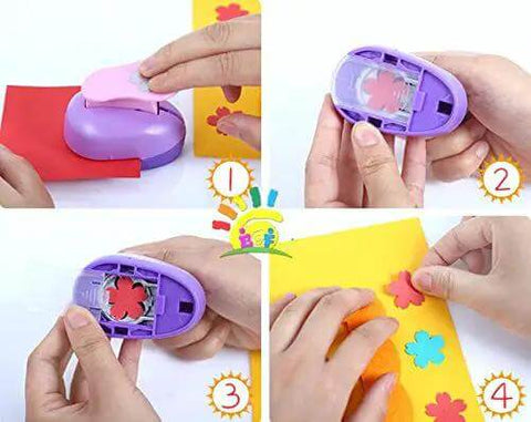 Circle Punch 1.2 Inch 30mm Craft Lever Punch For Scrapbooking And Card Making Gift Tags And DIY Paper Crafts demo in use