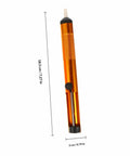 Desoldering pump from Six Piece Soldering Assist Set Desoldering Pump And Wick Kit For PCBs One Handed Solder Aid Tools