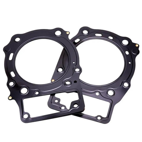 Direct Fit Engine Cylinder Cover Gasket Kit Compatible With Boulevard M109R C109R VLR1800 Intruder Replacement 1114248G00, black gaskets.