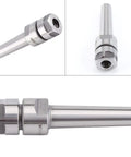 Top view of Beefy Carbon Steel Collet Holder For Lathe And Milling Machine MT2 Collet Chuck With High Hardness And Precision Ground Finish