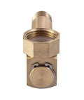 Brass Swivel Replacement for Hose Reels 704 705 714, 4.66 Inch Long, Heavy Duty Garden Reel Part, No Fuss Install, Brass Construction, Fits Worn Swivels, Model 4007 front view