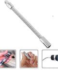 Flexible Socket Extension Bar Half Inch Ratchet Extension Rod With Springy Soft Shaft for socket wrench drive and auto repair.