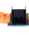 Motor Driver Module With H Bridge For Smooth Speed Control PWM Pulse Width Smoothing Indicator 3A 75W Pro Grade Output Freewheeling And Anti Interference Design Perfect For DIY Projects And Robotic Setups, PCB with heatsink and screw terminals